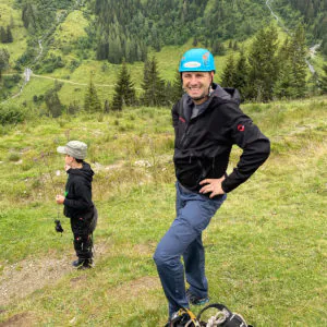 Unternehmercoach Alex Proca beim Bergwandern